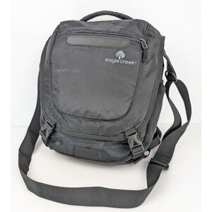 Eagle Creek Catch All Courier Pack Black Travel Backpack Messenger Bag Convert